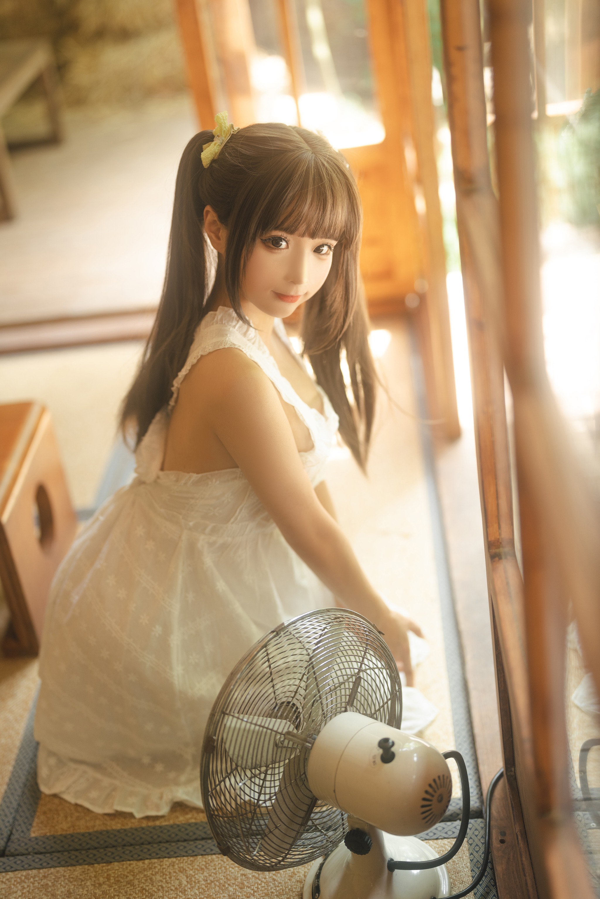 蠢沫沫 – NO.204 白吊带 [115P]-XikXak